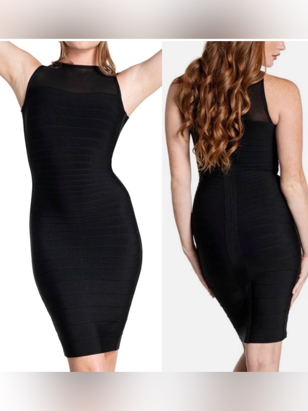 DRESS THE POPULATION
Aitana Womens Black Banded
Short Bodycon Dress size X-Small